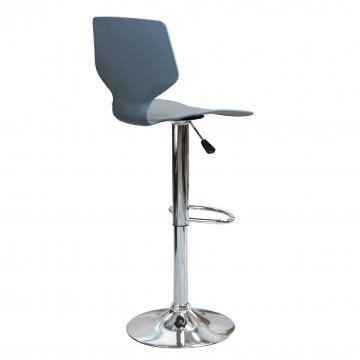 SGABELLO JOSHUA REGOLABILE 39,5 X 44,5 X 58/78 CM IN COLORE GRIGIO OKX