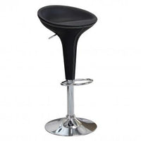 SGABELLO JAGO CON POGGIAPIEDI STRUTTURA IN METALLO E SEDUTA IN PLASTICA 39.5X44.5X58/78H CM OKX