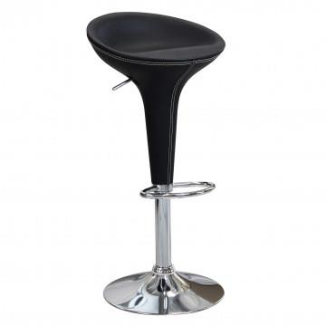 SGABELLO JAGO CON POGGIAPIEDI STRUTTURA IN METALLO E SEDUTA IN PLASTICA 39.5X44.5X58/78H CM OKX