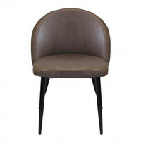 POLTRONA SISSY SEDUTA E SCHIENALE IN ECOPELLE CON STRUTTURA IN METALLO 50X50X76H CM OKX