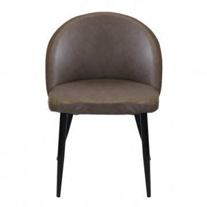 POLTRONA SISSY SEDUTA E SCHIENALE IN ECOPELLE CON STRUTTURA IN METALLO 50X50X76H CM OKX