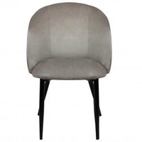 POLTRONA YASMINA IN VELLUTO 50 X 50 X 76 CM TORTORA OKX