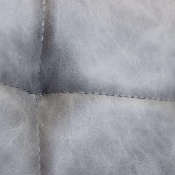 POLTRONA ROSALYN REALIZZATA CON SEDUTA IN ECOPELLE 47,5 X 59 X 81CM GRIGIO OKX