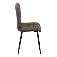 POLTRONA ROSALYN REALIZZATA CON SEDUTA IN ECOPELLE 47,5 X 59 X 81CM MARRONE OKX