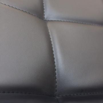 POLTRONA ROSALYN REALIZZATA CON SEDUTA IN ECOPELLE 47,5 X 59 X 81CM NERO OKX