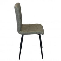 POLTRONA ROSALYN REALIZZATA CON SEDUTA IN ECOPELLE 47,5X59X81H CM TORTORA