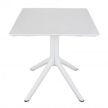 TAVOLO JARVIS DA BAR QUADRATO 70X70X75 CM COLORE BIANCO OKX