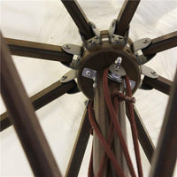 OMBRELLONE VENERE DE LUXE 3 X 3 MT IN COLORE BIANCO OKX