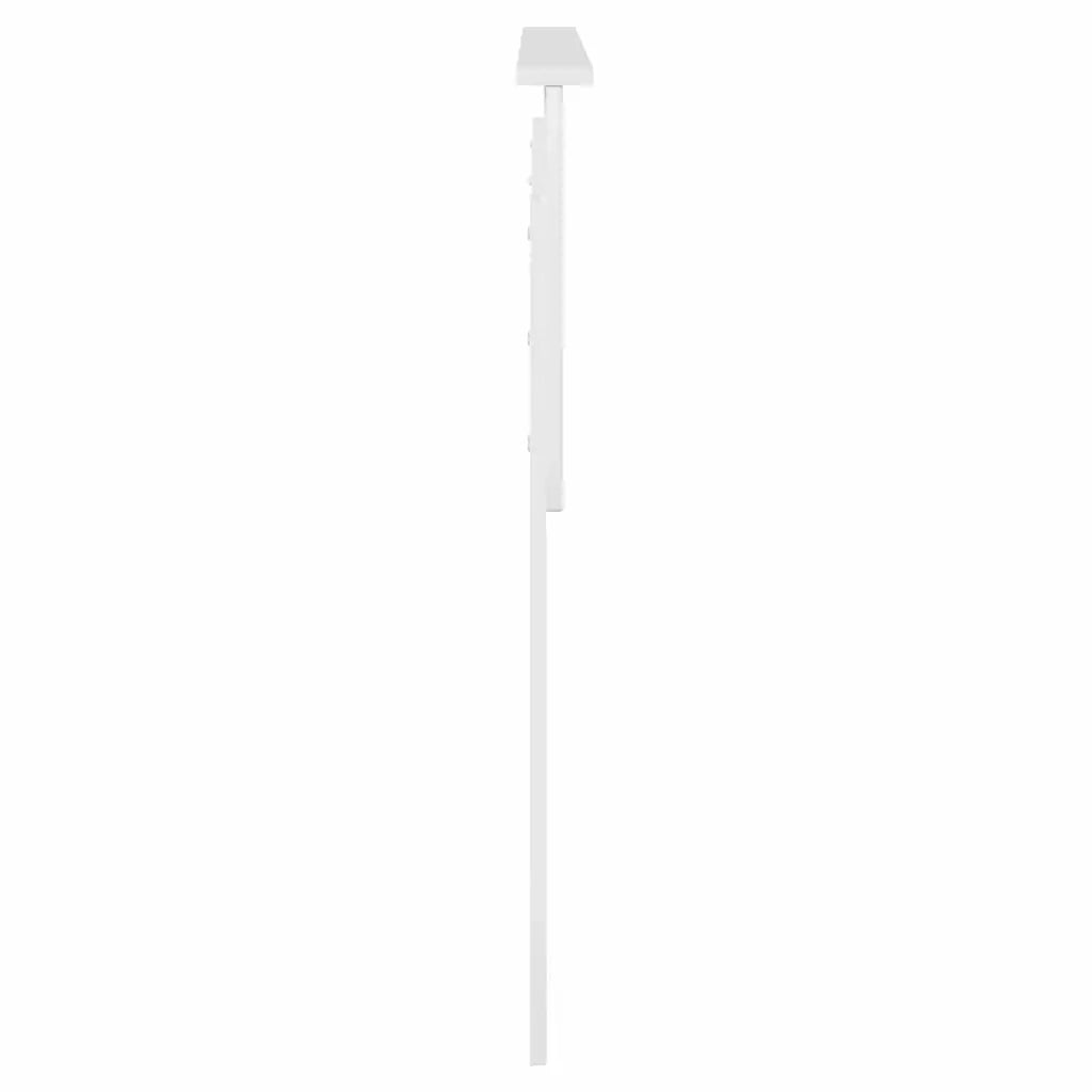 Testiera-Testata-Testiera Decorativa Bianco Lucido 160 cm Legno multistrato 706886