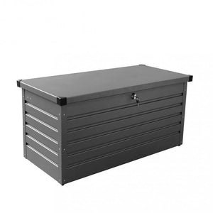 BAULE NERO IN ALLUMINIO DA ESTERNO CM 130 L X 61 P X 63 H OKX