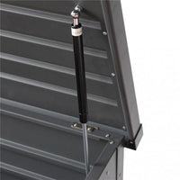 BAULE NERO IN ALLUMINIO DA ESTERNO CM 130 L X 61 P X 63 H OKX