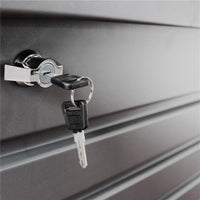 BAULE NERO IN ALLUMINIO DA ESTERNO CM 130 L X 61 P X 63 H OKX