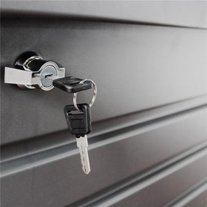 BAULE NERO IN ALLUMINIO DA ESTERNO CM 130 L X 61 P X 63 H OKX