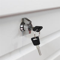 BAULE NEW JERSEY 130 IN ALLUMINIO BIANCO 130 X61 X63 CM OKX