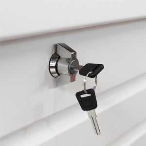 BAULE NEW JERSEY 130 IN ALLUMINIO BIANCO 130 X61 X63 CM OKX