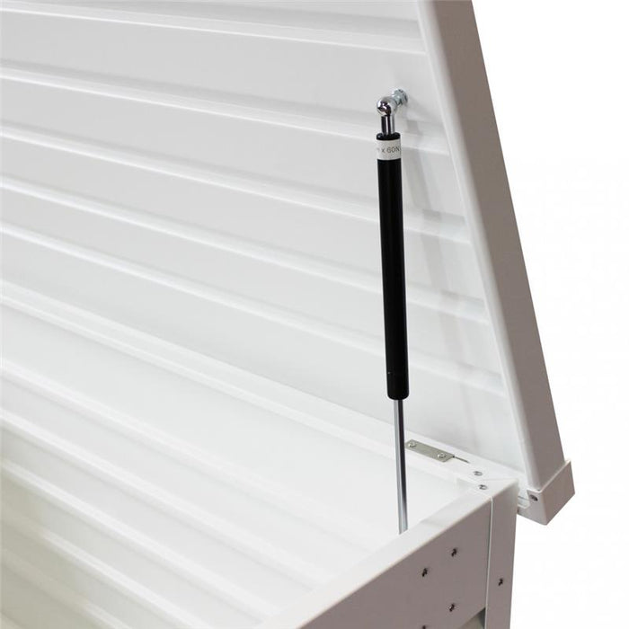 BAULE NEW JERSEY 130 IN ALLUMINIO BIANCO 130 X61 X63 CM OKX