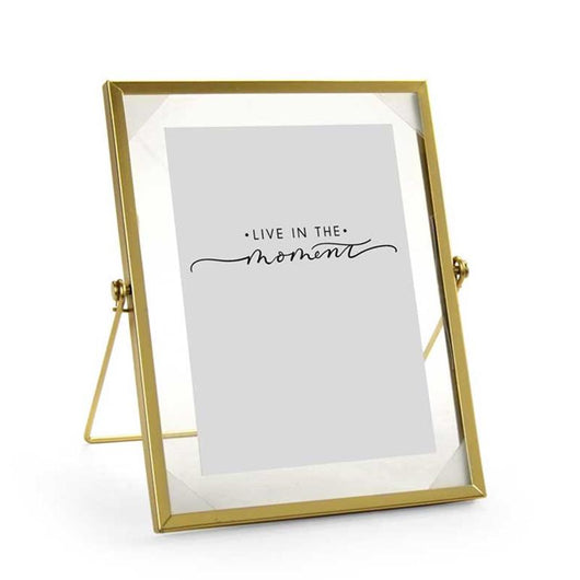 PORTAFOTO DA TAVOLO IN METALLO 13X18 CM IN COLORE ORO