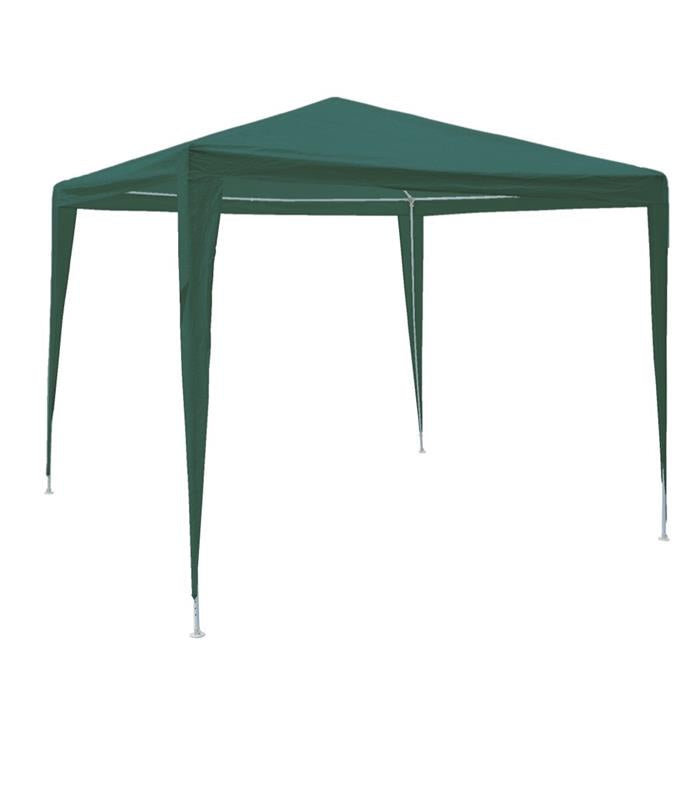 MAURY'S GAZEBO FISSO QUADRATO 3 X 3 MT IN COLORE VERDE
