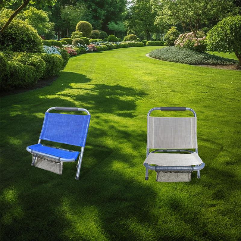 SPIAGGINA STRUTTURA IN METALLO CON TESSUTO TRASPIRANTE E TASCA 46,5X58X54 CM TUBO 25 MM IN COLORAZIONE ASSORTITA