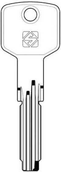 chiavi punzonate silca art.cs62 olc gr.6/1 cod:ferx.12575