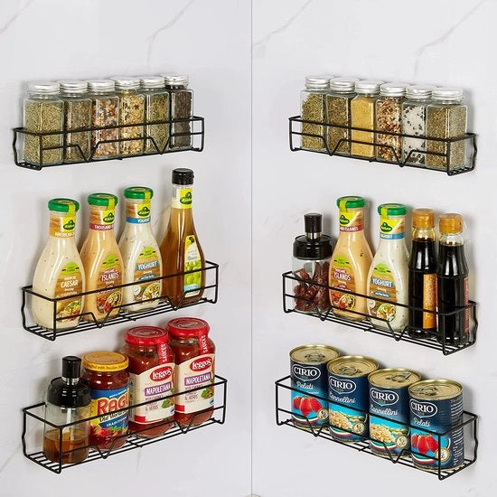 Rack per spezie per conservazione di contenitori di spezie organizzatore per spezie