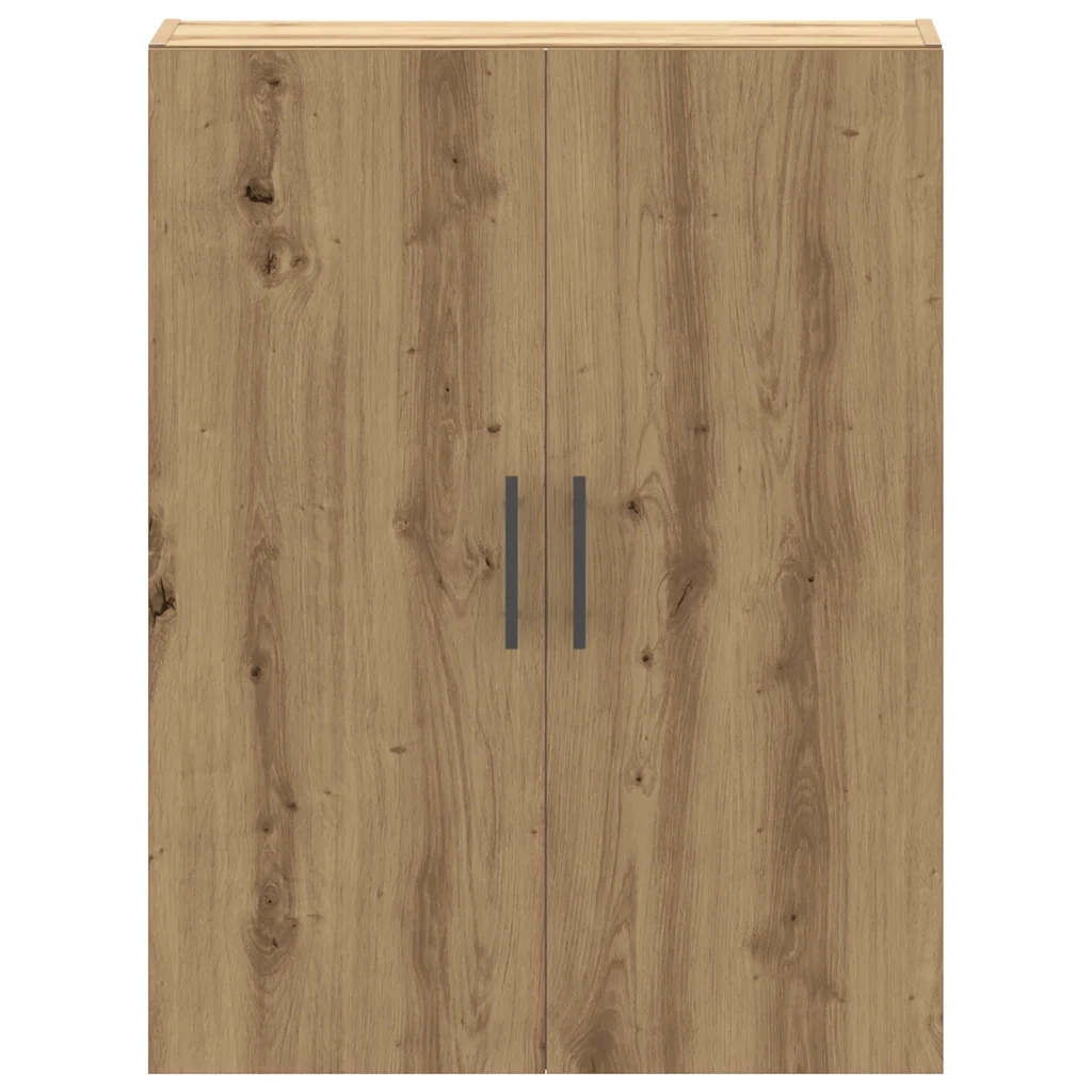 Mobile a Parete Rovere Artigianale 69,5x34x90 cm 857295