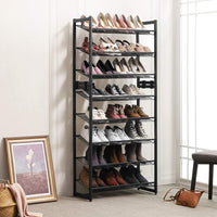 Scarpiera industriale VALORA con 5 ripiani, nero LMR005B