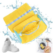 Saponetta Portatile per Scarpe con Cintura - 2 Pezzi - Asciugamano Reutilizzabile - Saponetta con Cinturino per Scarpe e Stivali - Idoneo per Sneakers e Scarpe da Tennis - Saponetta con Cinturino