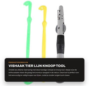 Strumento per la realizzazione delle lenze - Acciaio inossidabile - Viscia per lenza - Manuale - Accessorio per la pesca all'aperto - Risparmio di tempo e sforzo - Sicuro e confortevole
