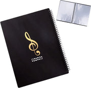 Cartellino per file musicale A4 formato per organizzazione musicale con 20 tasche - Cartellino per file musicali, chiavi musicali e fogli di prova