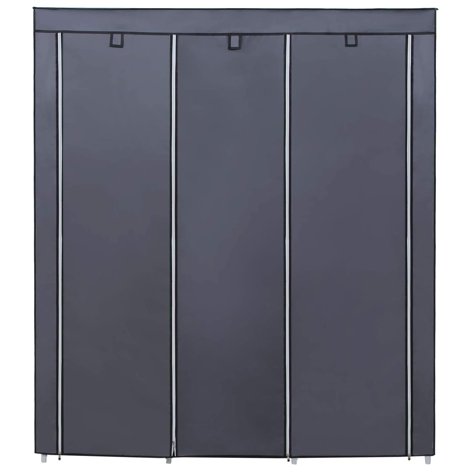 Valora TEXTILE WARDROBE Armadio pieghevole salvaspazio grigio