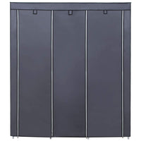 Valora TEXTILE WARDROBE Armadio pieghevole salvaspazio grigio