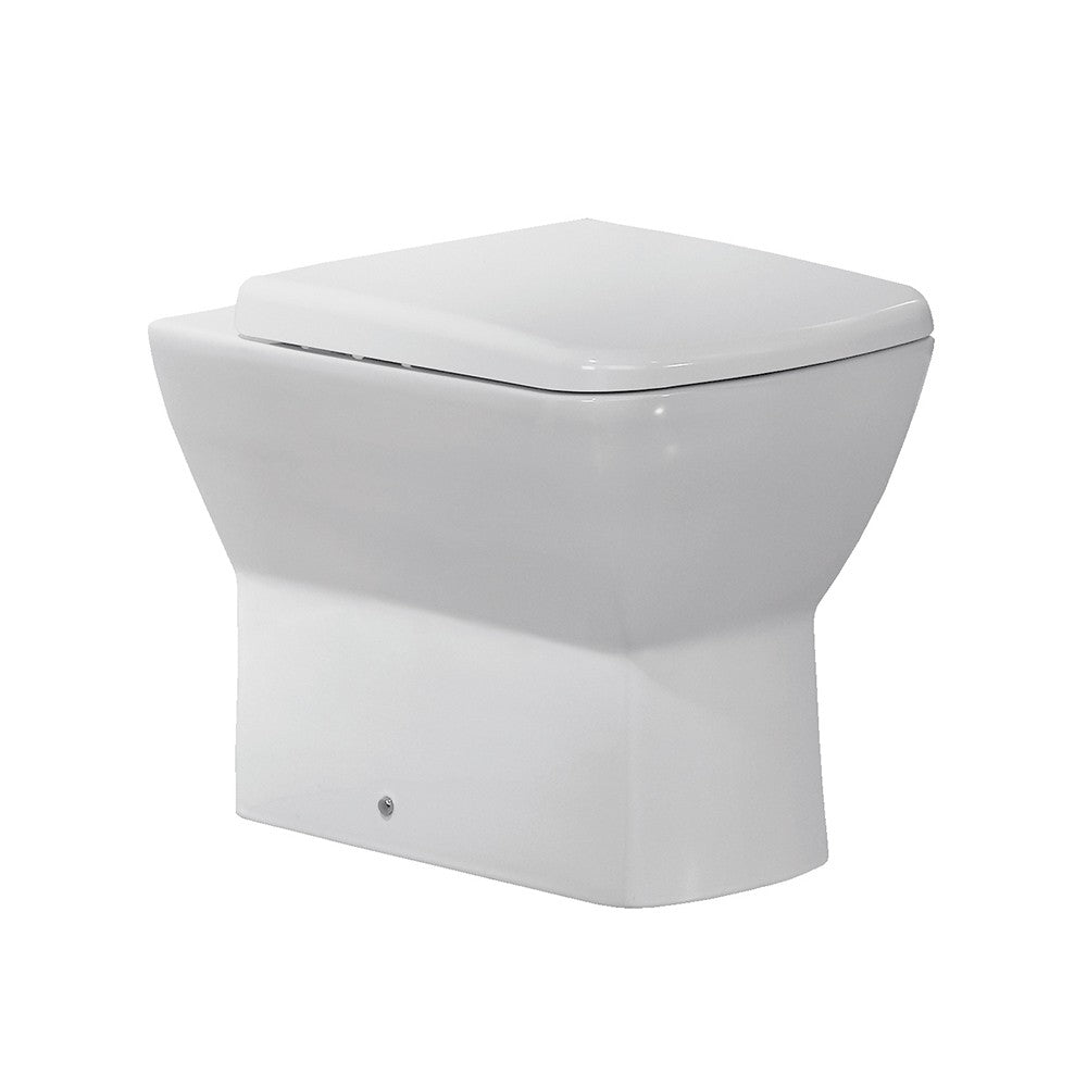 Vaso a terra filo muro serie summit,sedile non incluso