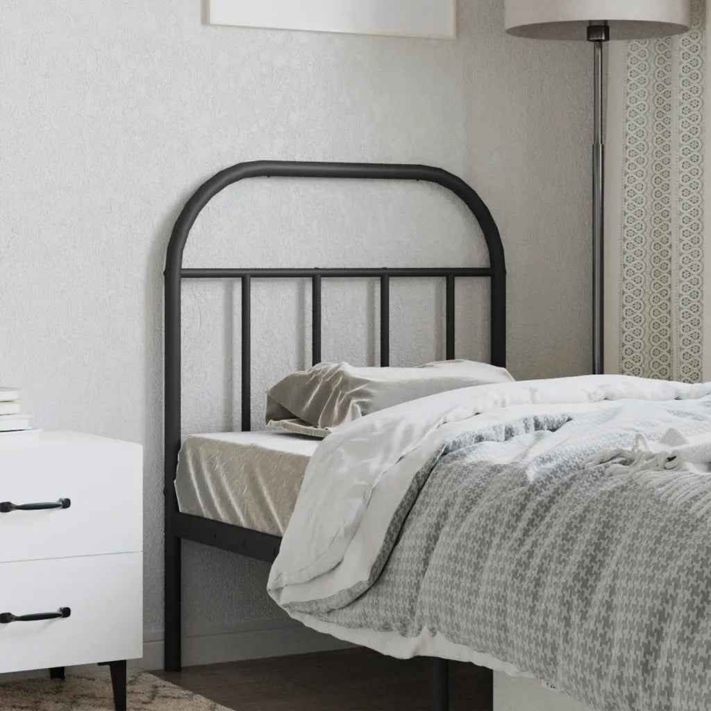Testiera | Testata di Ricambio in Metallo Nero 75 cm