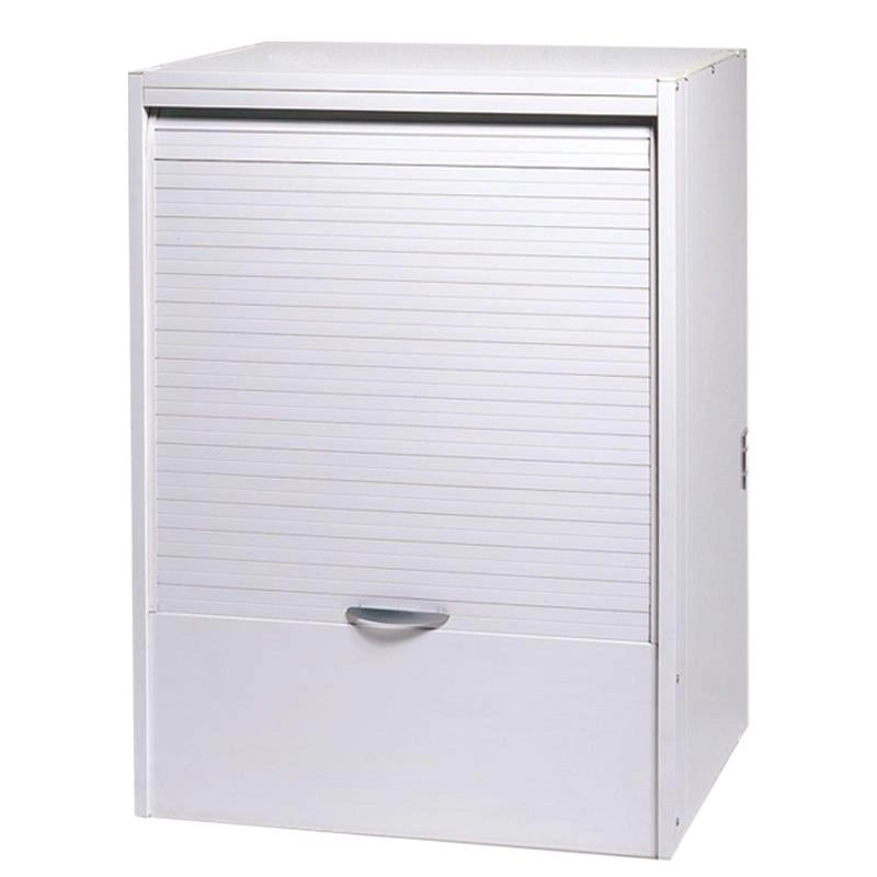 MOBILE COPRILAVATRICE CON SERRANDA SCORREVOLE IN RERSINA  67 X 59 X 91 BIANCO