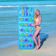 Trade Shop - Materassino Materasso Gonfiabile Singolo Da Mare Piscina Sdraio 188x71cm -