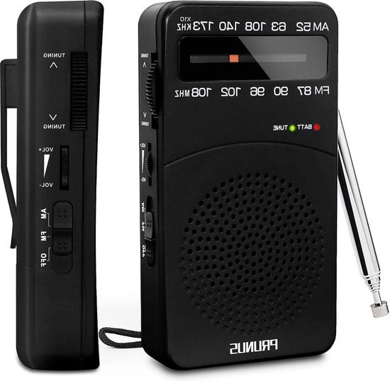 Radio Portatile AM MW FM - Eccellente Ricezione - Radio Trasistore - Radio a Batterie