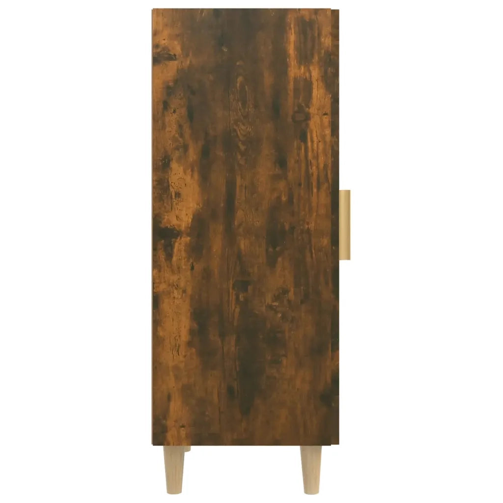 Credenza | Madia | Buffet da pranzo | Armadio da pranzo Rovere Fumo 34,5x34x90 cm in Legno Multistrato