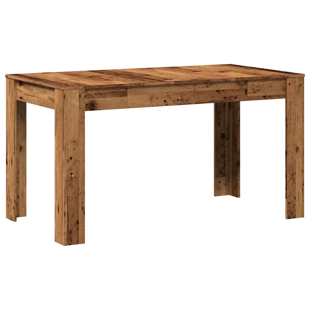 vidaXL Tavolo da Pranzo Legno Antico 140x74,5x76 cm Legno Multistrato