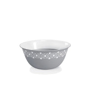 CIOTOLA 'TOSCA' Ø cm 19 x h.9 - grigio/bianco  - STEFANPLAST