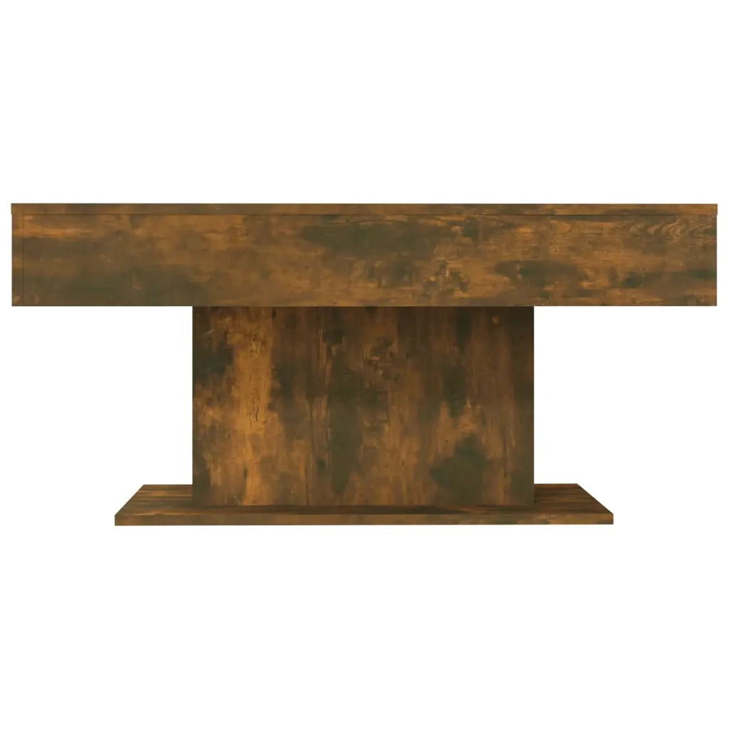 Tavolino da Salotto Rovere Fumo 96x50x45cm in Legno Multistrato 815834