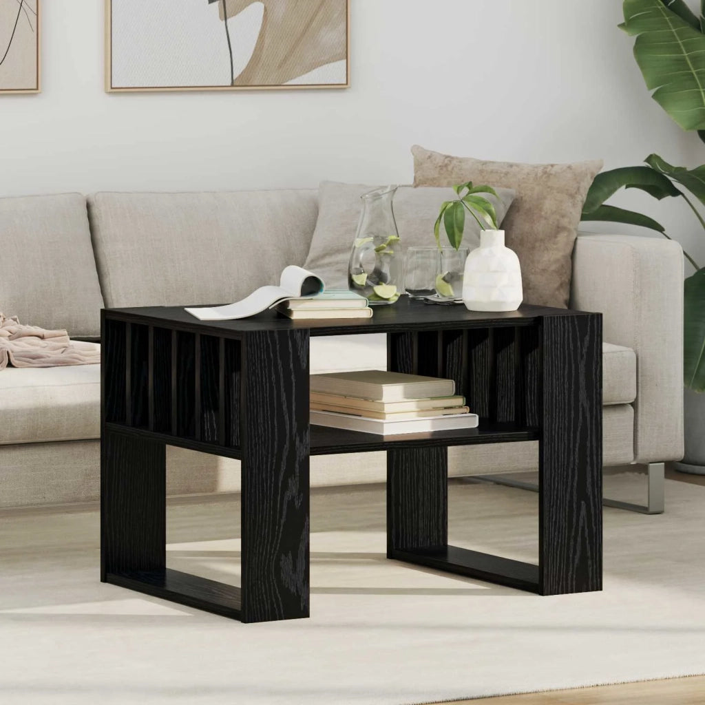 Tavolino da salotto Rovere Nero 66 x 49,5 x 45 cm 8000117