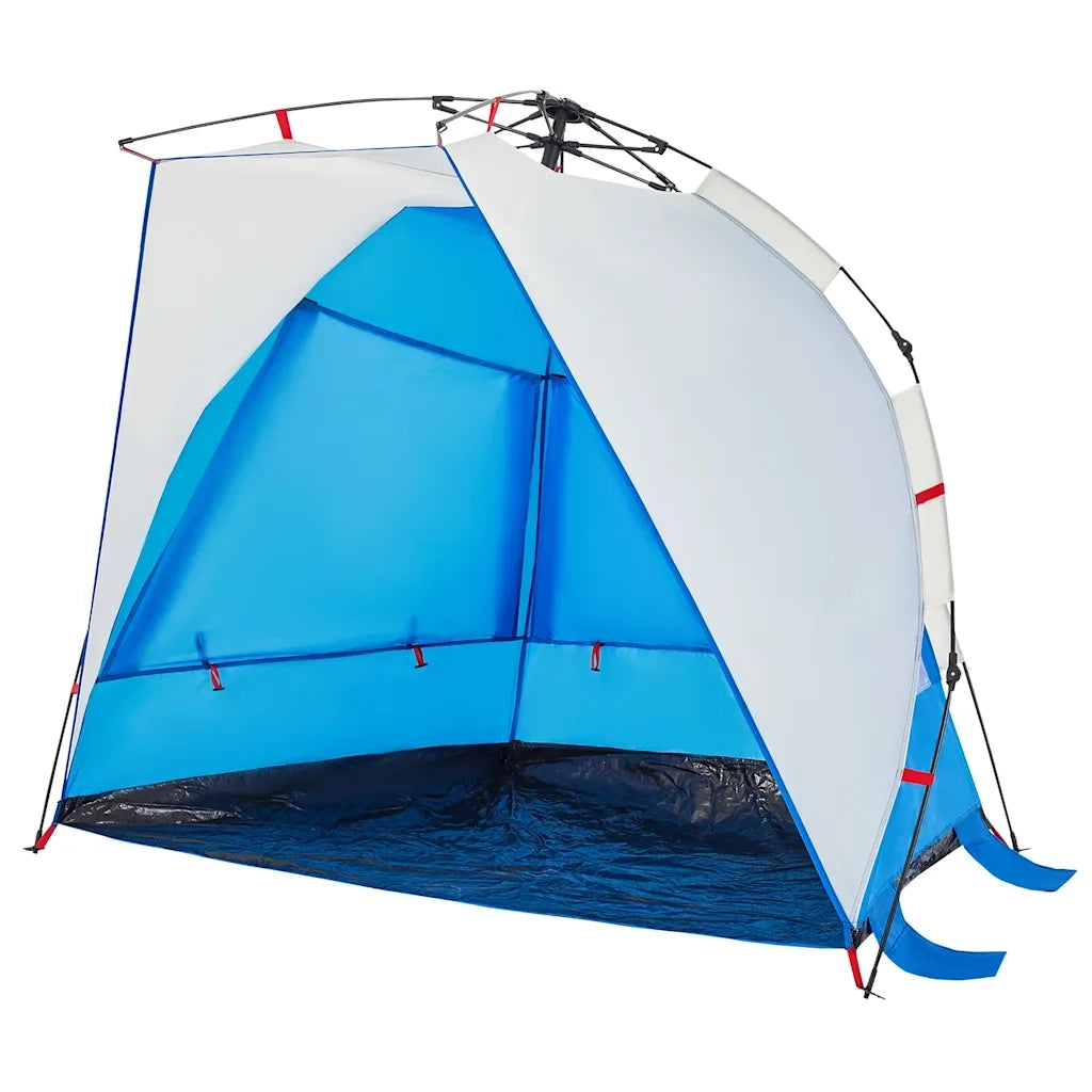 Tenda da Spiaggia 2 Persone-Tenda da campeggio Azzurro Rilascio Rapido Impermeabile 557540