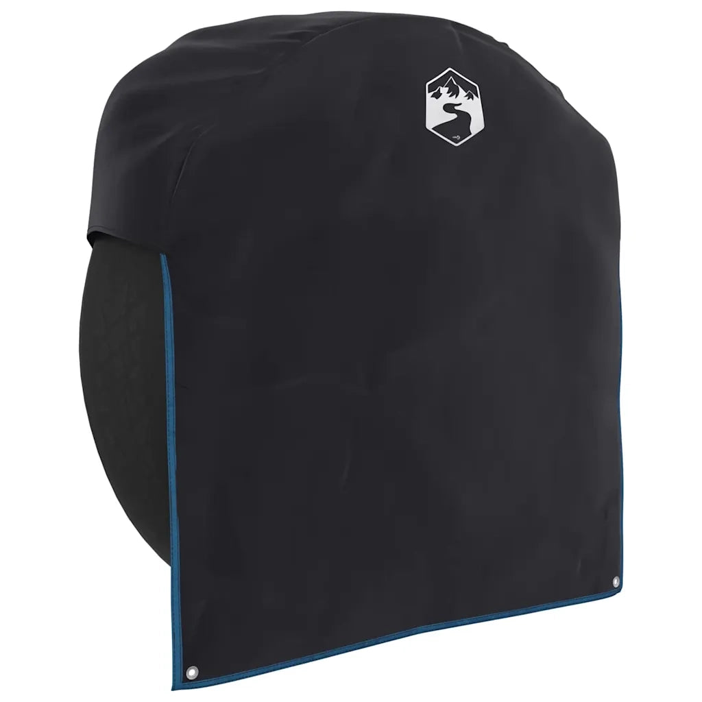 Copricerchio Nero e Blu 108 x 76 cm Oxford CFW4110516