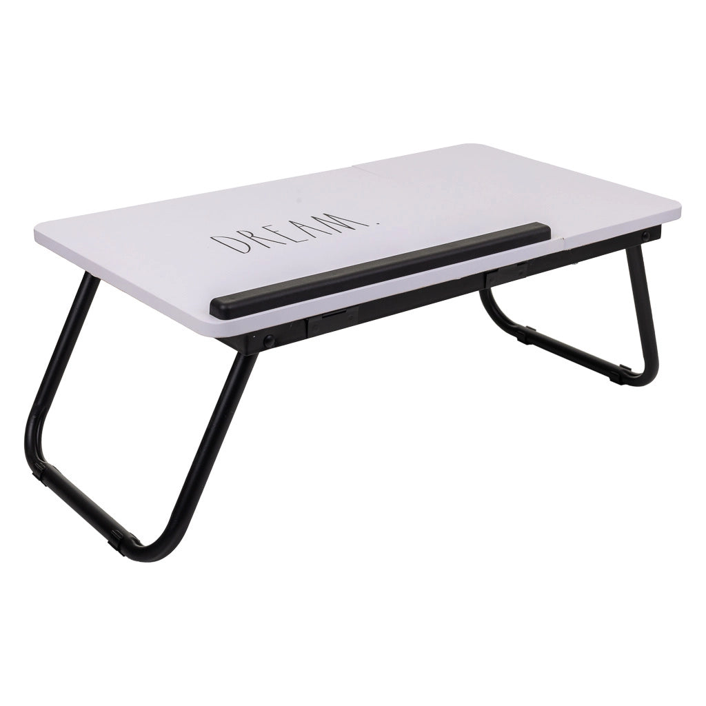 Tavolo scrivania pieghevole bianco 61x35,5x20h