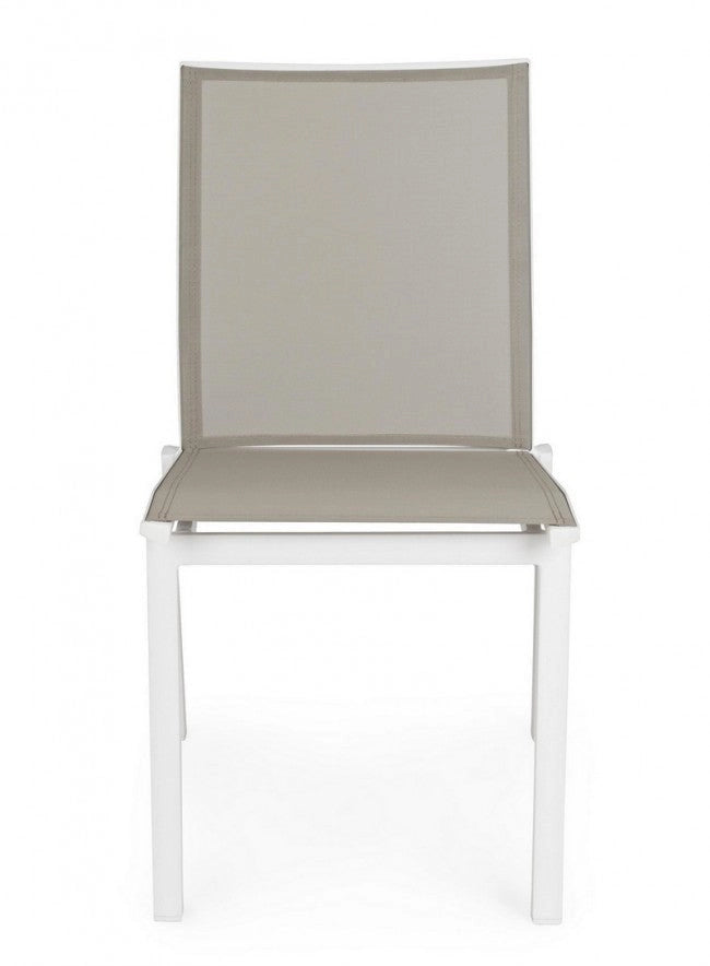 Set 4 Sedie da Giardino 50x61x88,5h cm Cruise Bianco