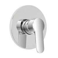 Miscelatore doccia incasso cromato completo di corpo a muro Zoe