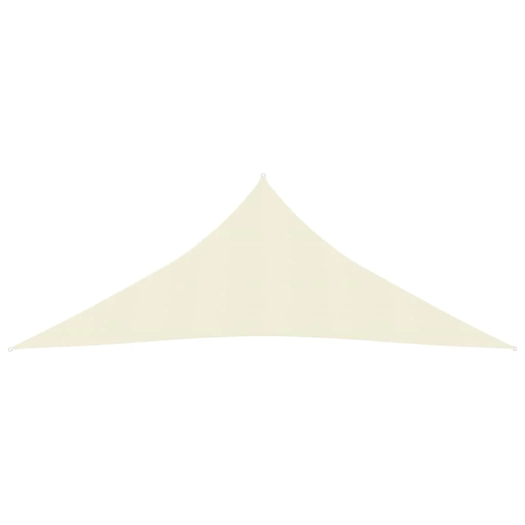 Vela ombreggiante/ombrellone 160 g/m² 4 x 4 x 4 m HDPE crema 02_0009094