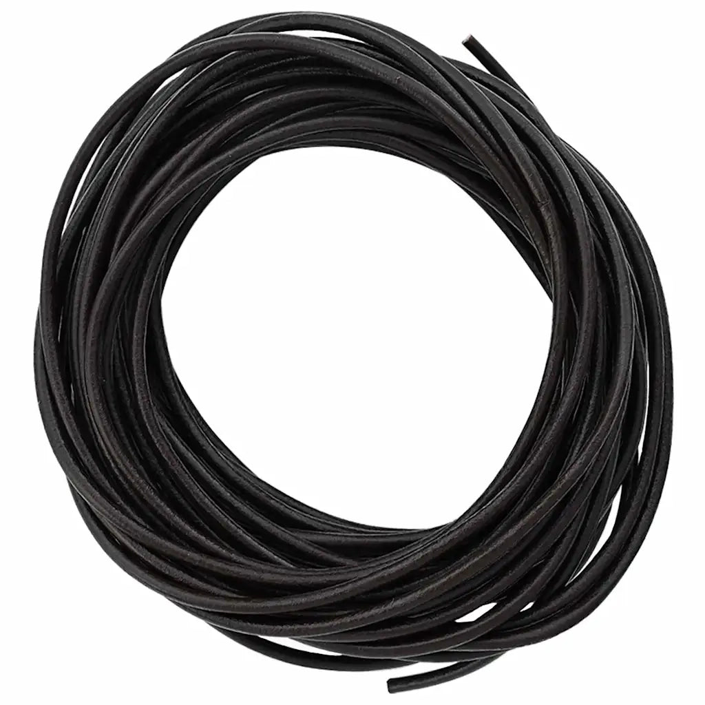 Cordino in Pelle Marrone Scuro ?3 mm x 10 m Pelle CFW6980341
