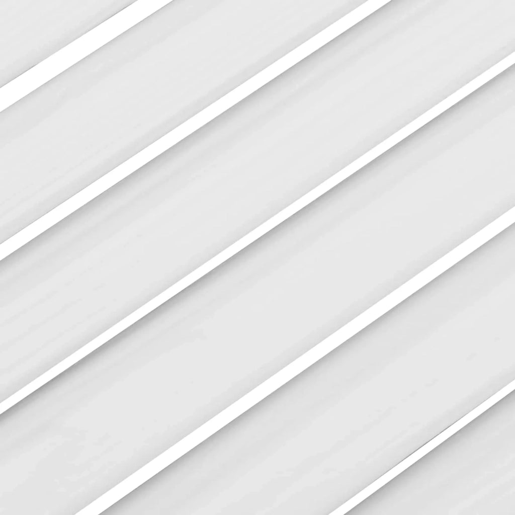 Porte Swing 2 pcs Bianco Legno Massello di Pino